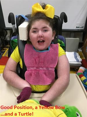 Yellow bow 